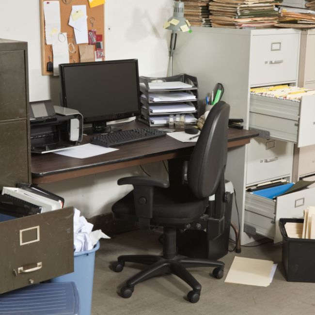 Desk and Chair Removal